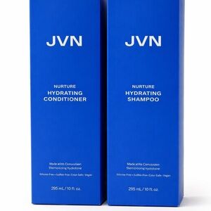 JVN Nurture Hydrating Shampoo and Conditioner - Blue